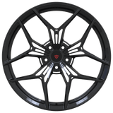 Black Rims_ Custom Tesla Forged Wheels