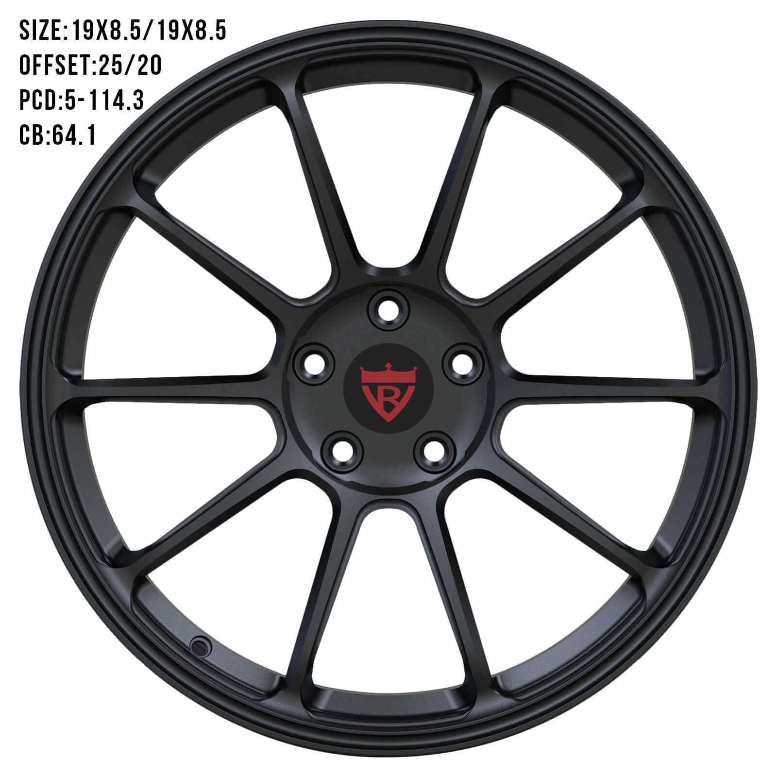 CUSTOM 1 PIECE FORGED WHEELS: RV-MS62