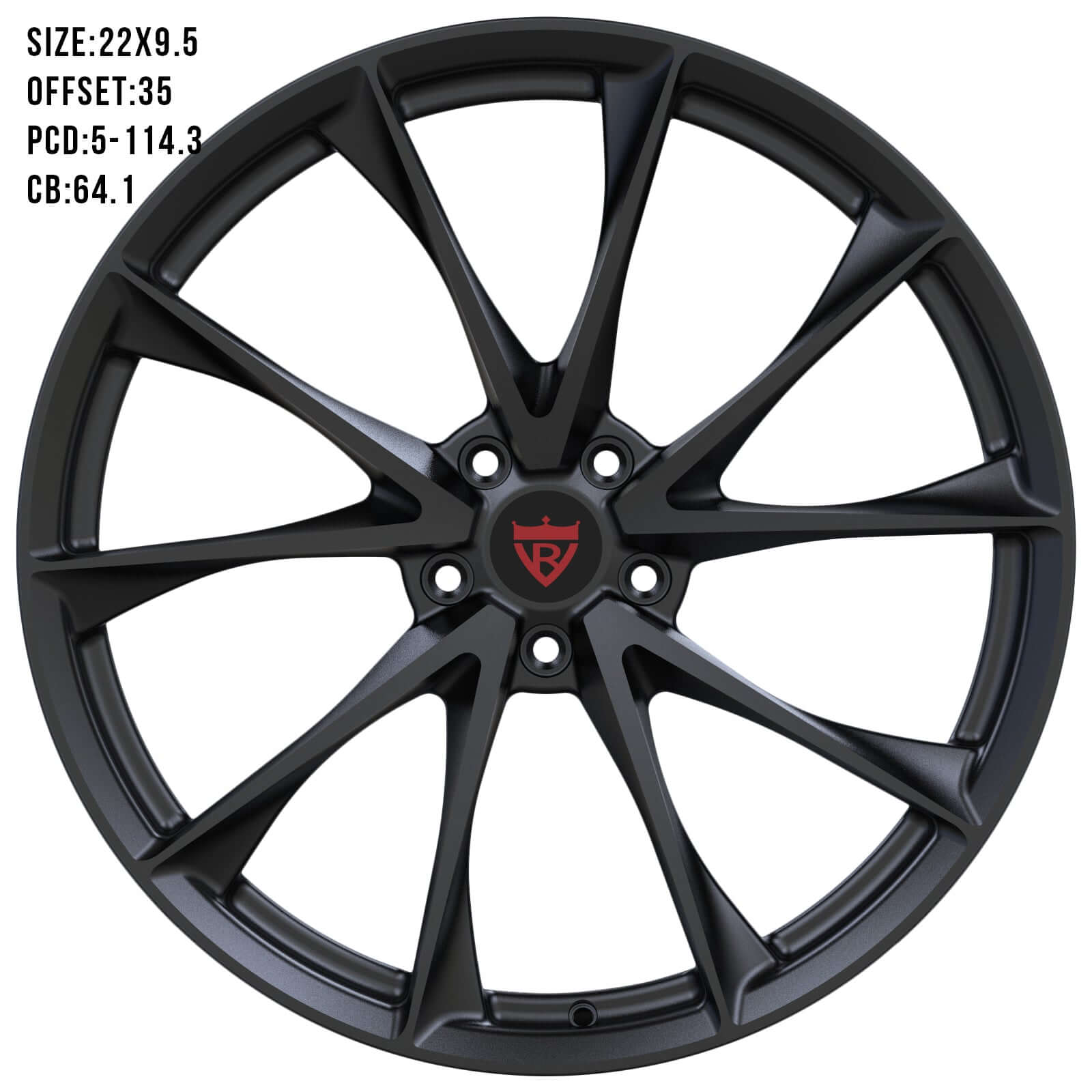 CUSTOM 1 PIECE FORGED WHEELS: RV-MS93