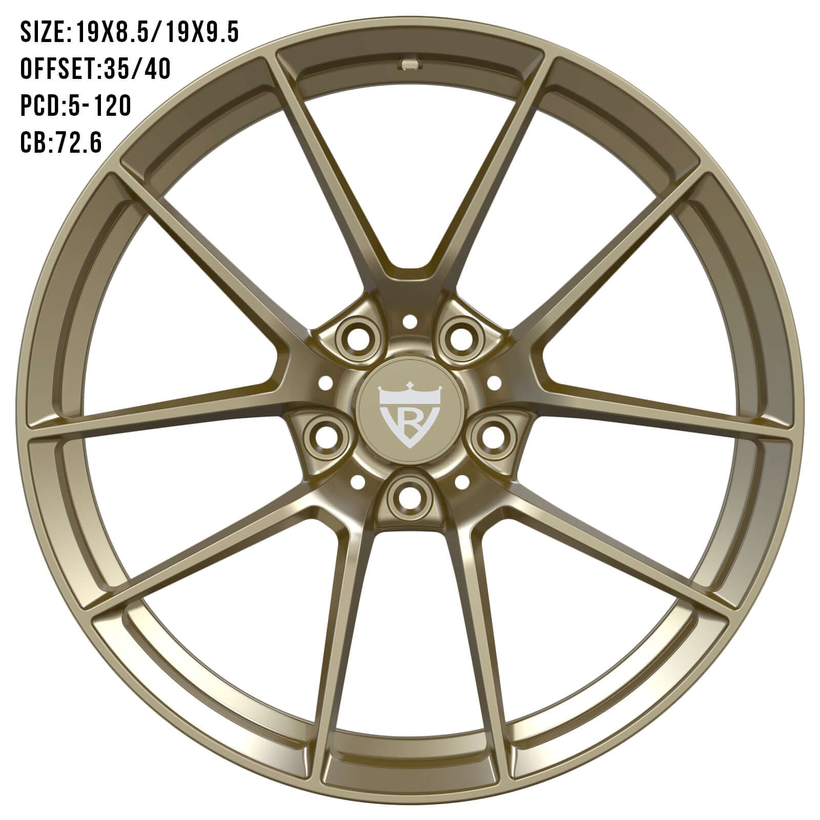 BMW 3 SERIES Y1214 FORGED WHEELS SERIES: RV-MB312 - RVRN WHEELS