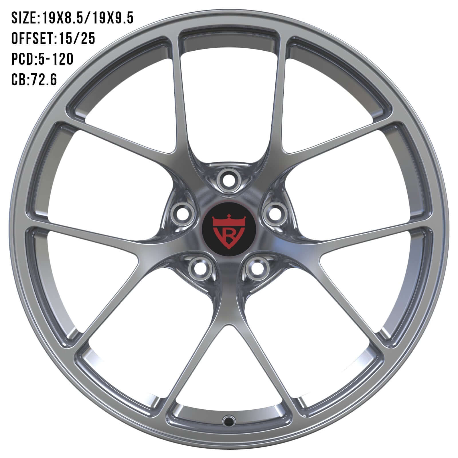 BMW 5 SERIES BM216ST FORGED WHEELS SERIES: RV-MB521 - RVRN WHEELS