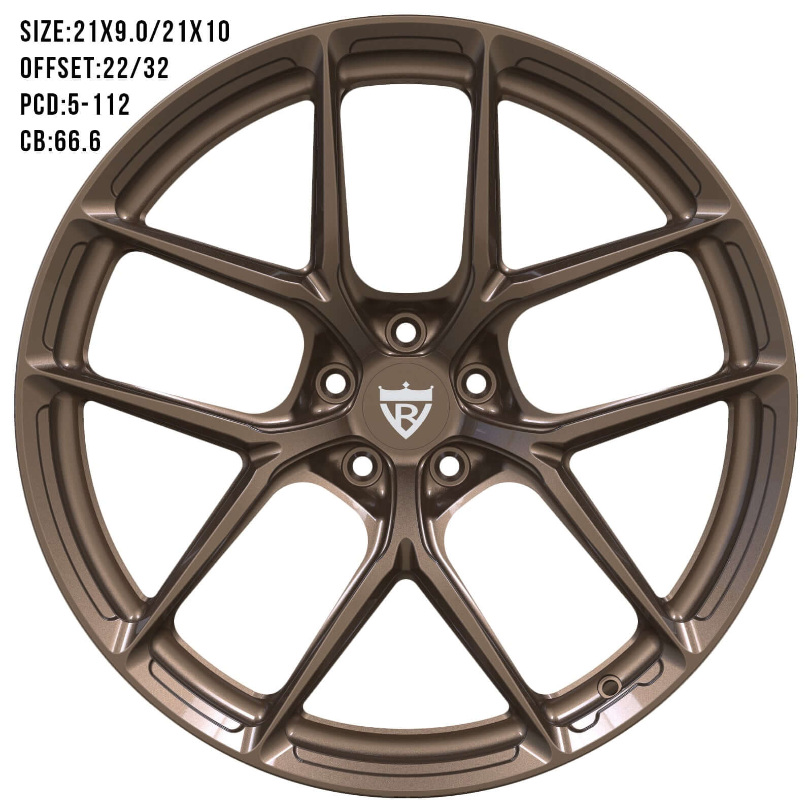 BMW 5 SERIES F183 FORGED WHEELS SERIES: RV-MB183 - RVRN WHEELS