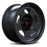CUSTOM 1 PIECE DEEP DISH BLACK FORGED WHEELS SERIES: RV-MF011 - RVRN WHEELS
