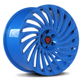 CUSTOM 1 PIECE FORGED BLUE WHEELS SERIES: RV-MF150 - RVRN WHEELS