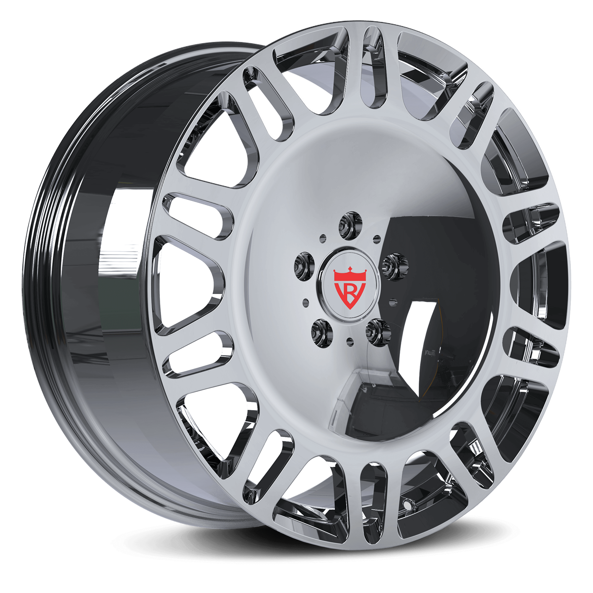 CUSTOM 1 PIECE FORGED CHROME WHEELS SERIES: RV-MM174 - RVRN WHEELS