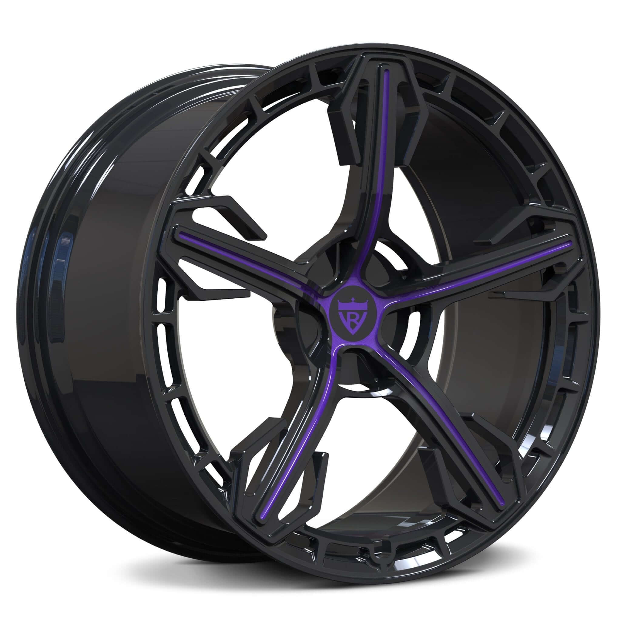 CUSTOM 1 PIECE FORGED RED WHEELS SERIES: RV-MA62 - RVRN WHEELS