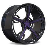 CUSTOM 1 PIECE FORGED RED WHEELS SERIES: RV-MA62 - RVRN WHEELS