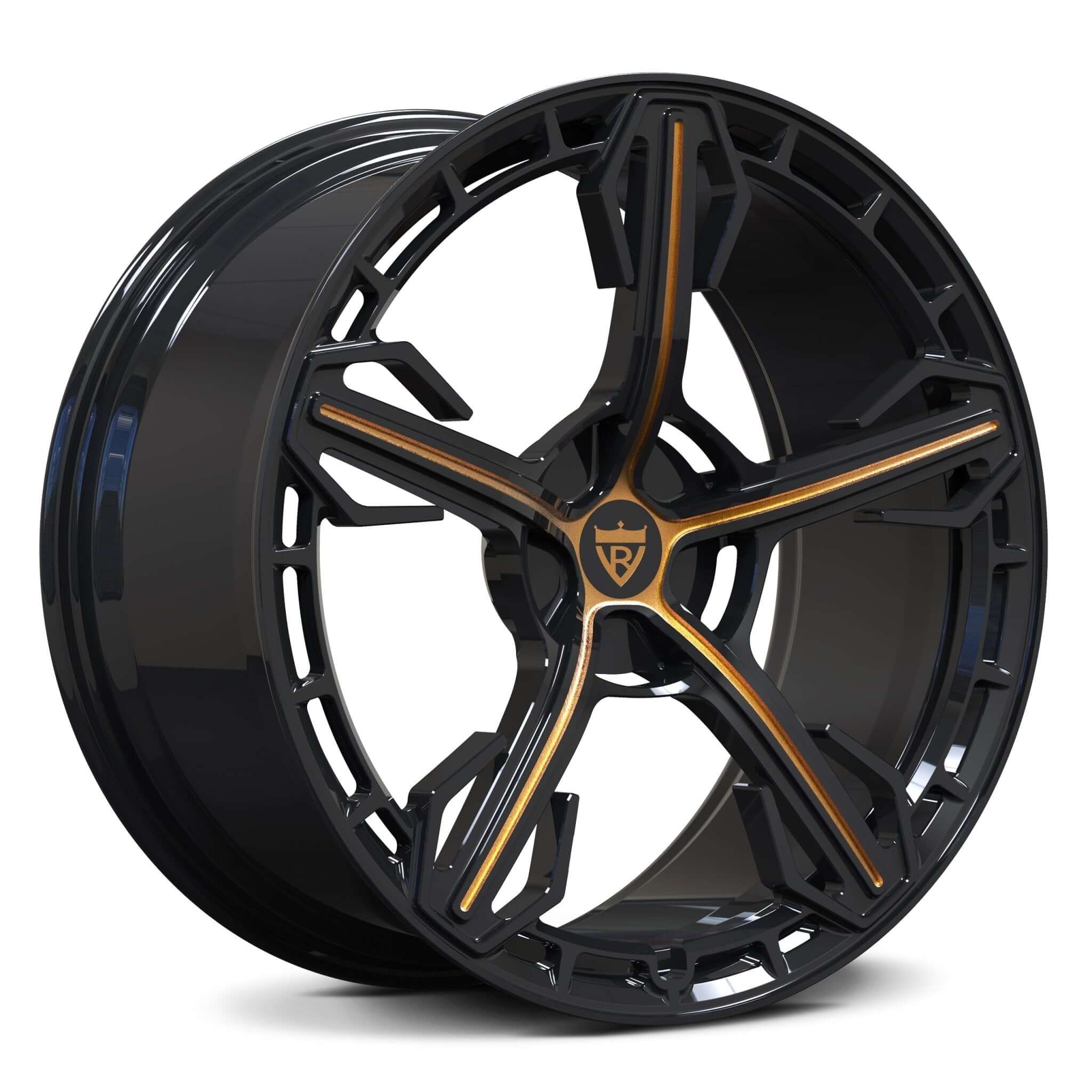 CUSTOM 1 PIECE FORGED RED WHEELS SERIES: RV-MA62 - RVRN WHEELS