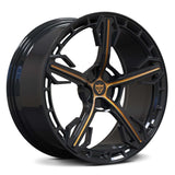 CUSTOM 1 PIECE FORGED RED WHEELS SERIES: RV-MA62 - RVRN WHEELS