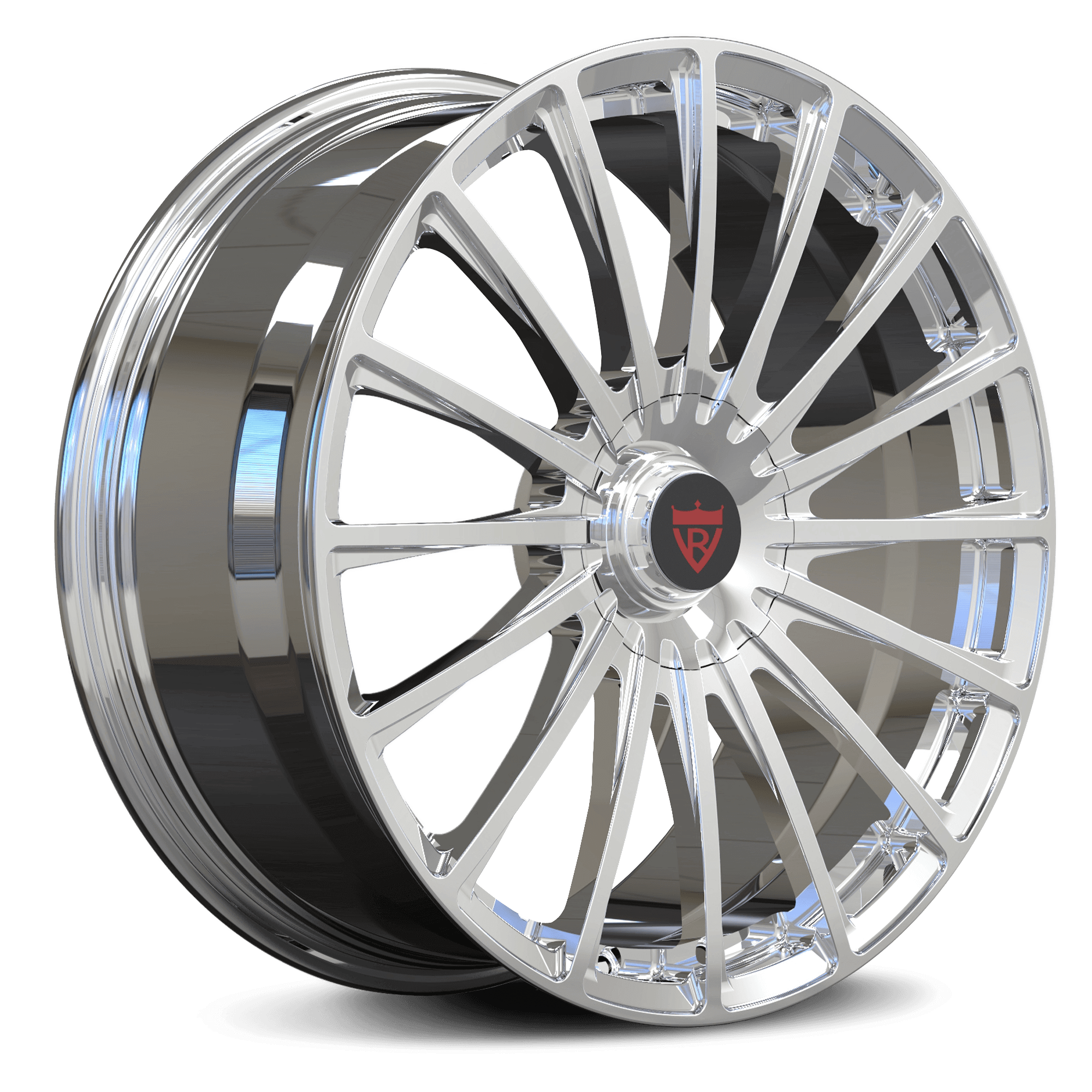 Custom forged monoblock wheels by RVRN for Mercedes Benz, built for performance and luxury car enthusiasts