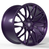 CUSTOM 1 PIECE FORGED WHEELS SERIES: RV-MP184-Purple Rims for Corvette and any vehicle- custom rims