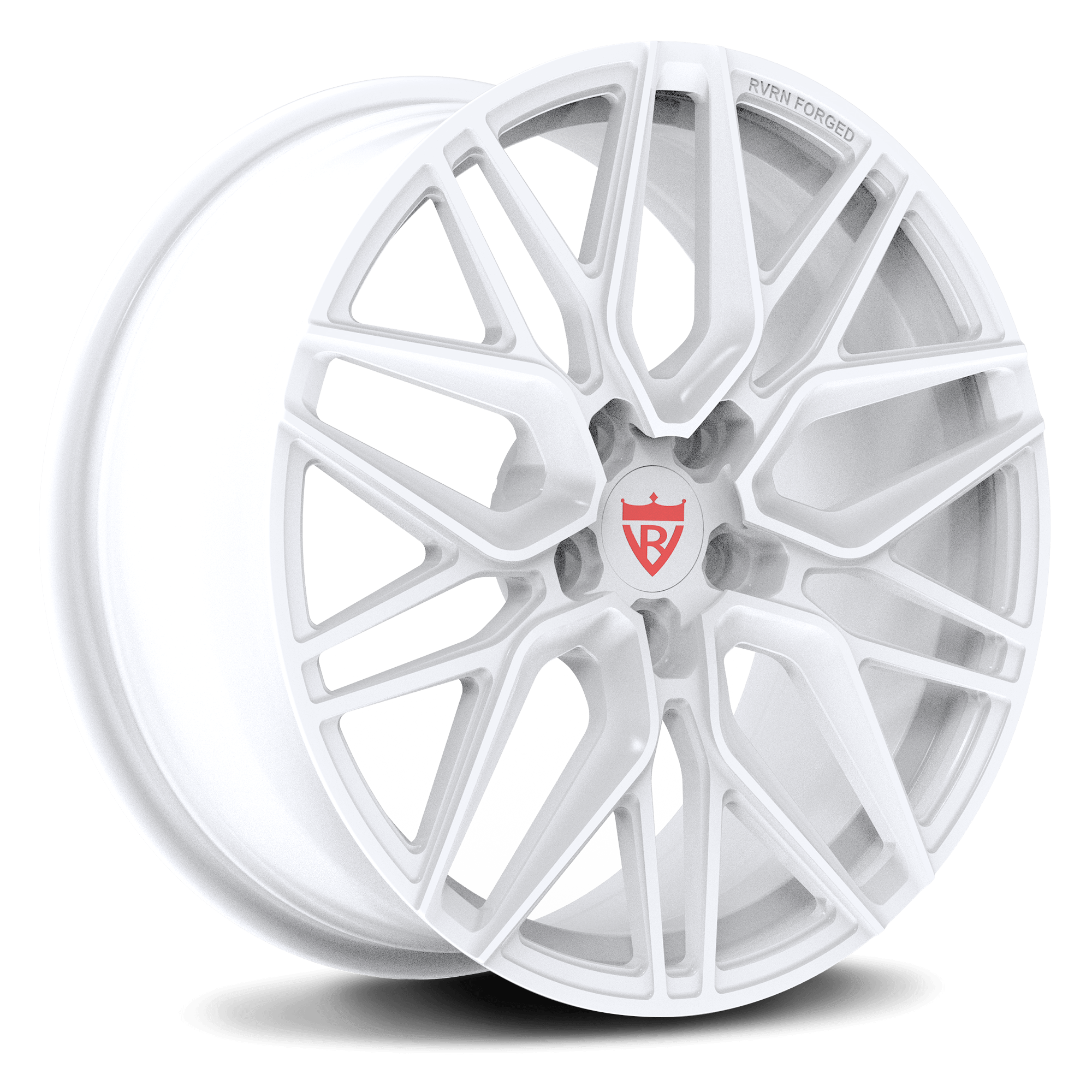 CUSTOM 1-PIECE FORGED WHITE WHEELS SERIES: RV-MC01 - RVRN WHEELS