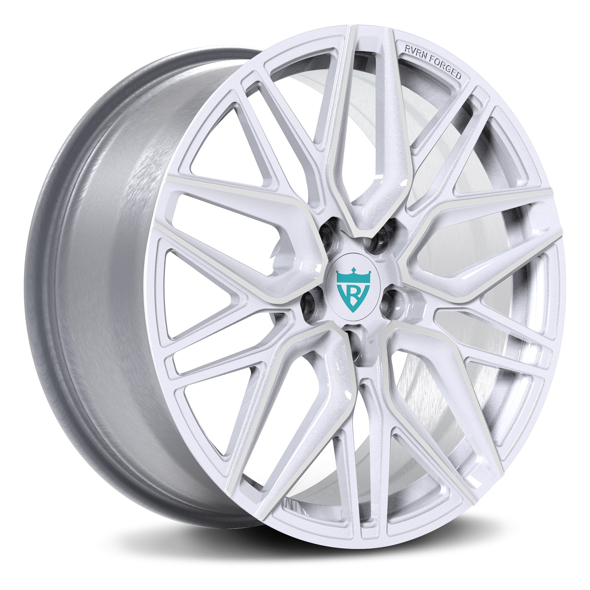 CUSTOM 1-PIECE FORGED WHITE WHEELS SERIES: RV-MC01 - RVRN WHEELS