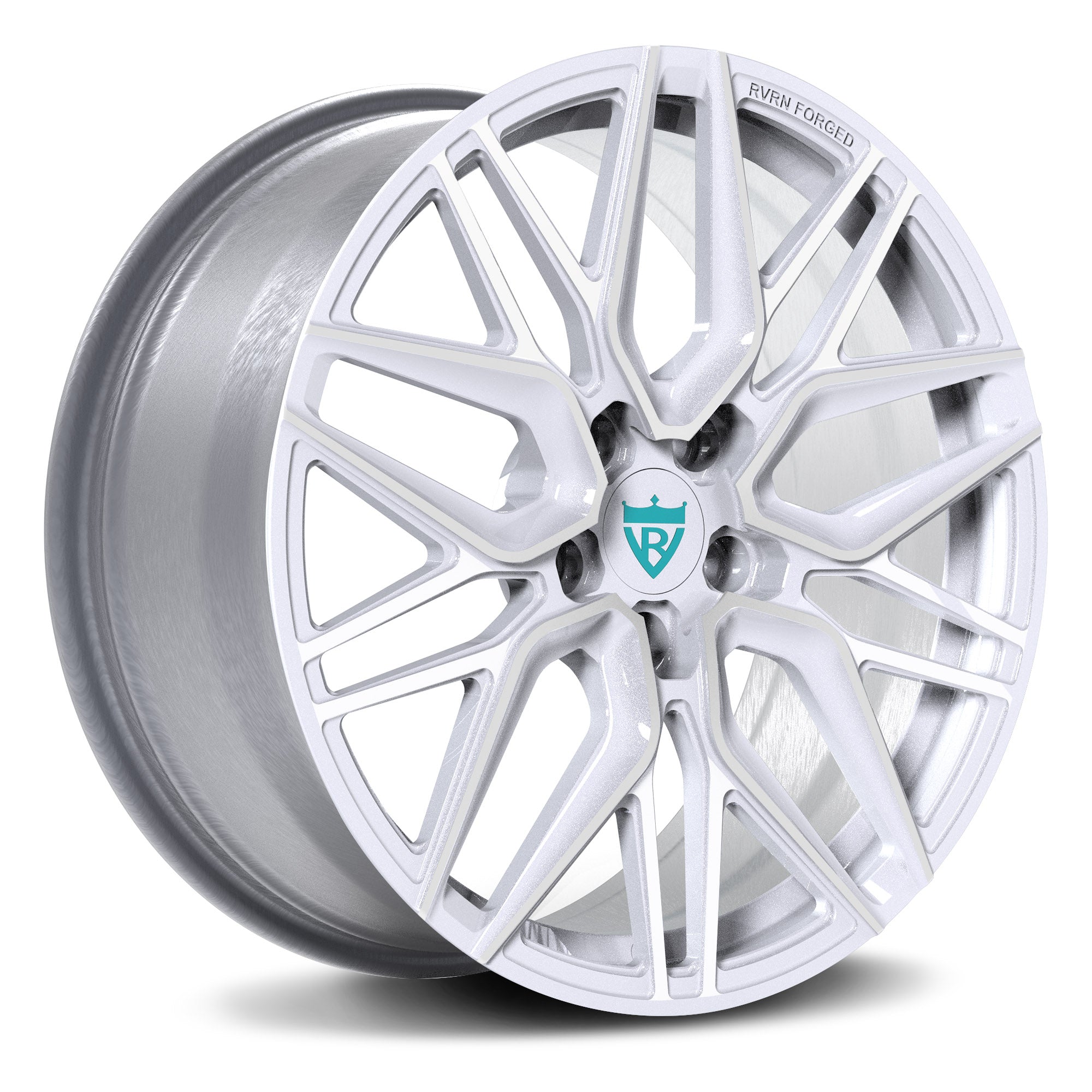 CUSTOM 1-PIECE FORGED WHITE WHEELS SERIES: RV-MC01 - RVRN WHEELS