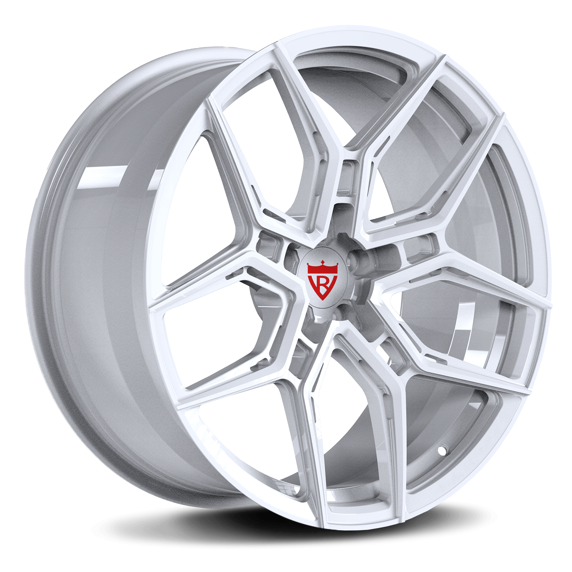 CUSTOM 1 PIECE FORGED WHITE WHEELS SERIES: RV-MR616 - RVRN WHEELS
