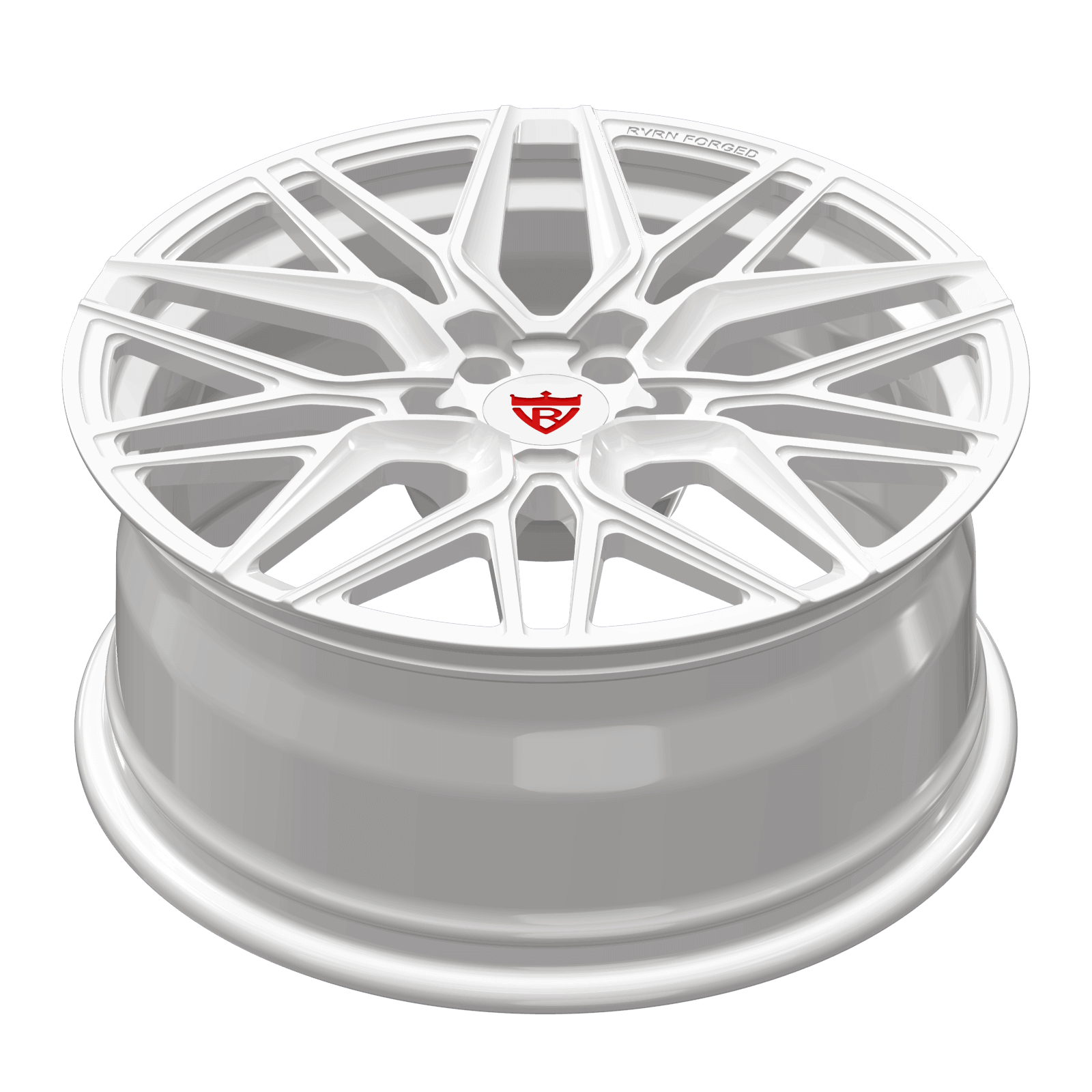 CUSTOM 1-PIECE WHITE CORVETTE FORGED WHEELS SERIES: RV-MC01 - RVRN WHEELS