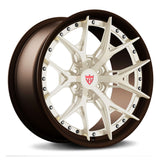 Custom 2-piece concave forged RV-DR08 wheel with 6 lugs