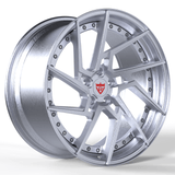 CUSTOM 2 PIECE CUSTOM CHROME AND BLACK FORGED WHEELS:RV-DF041 - RVRN WHEELS