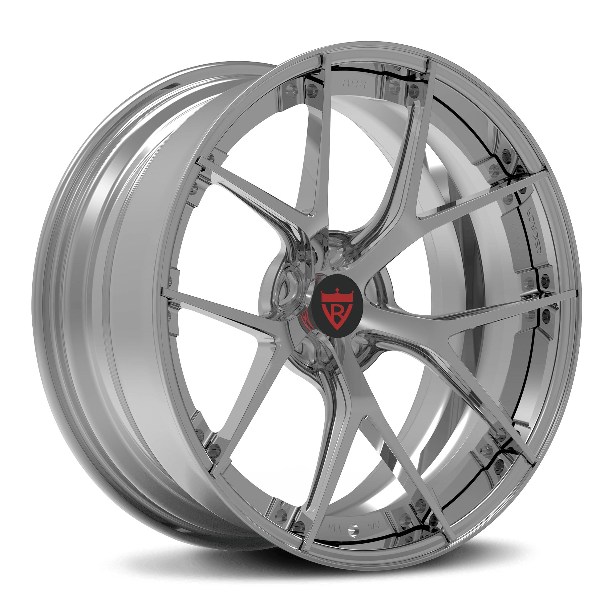 CUSTOM 2 PIECE FORGED CHROME WHEELS SERIES: RV-DB189 - RVRN WHEELS