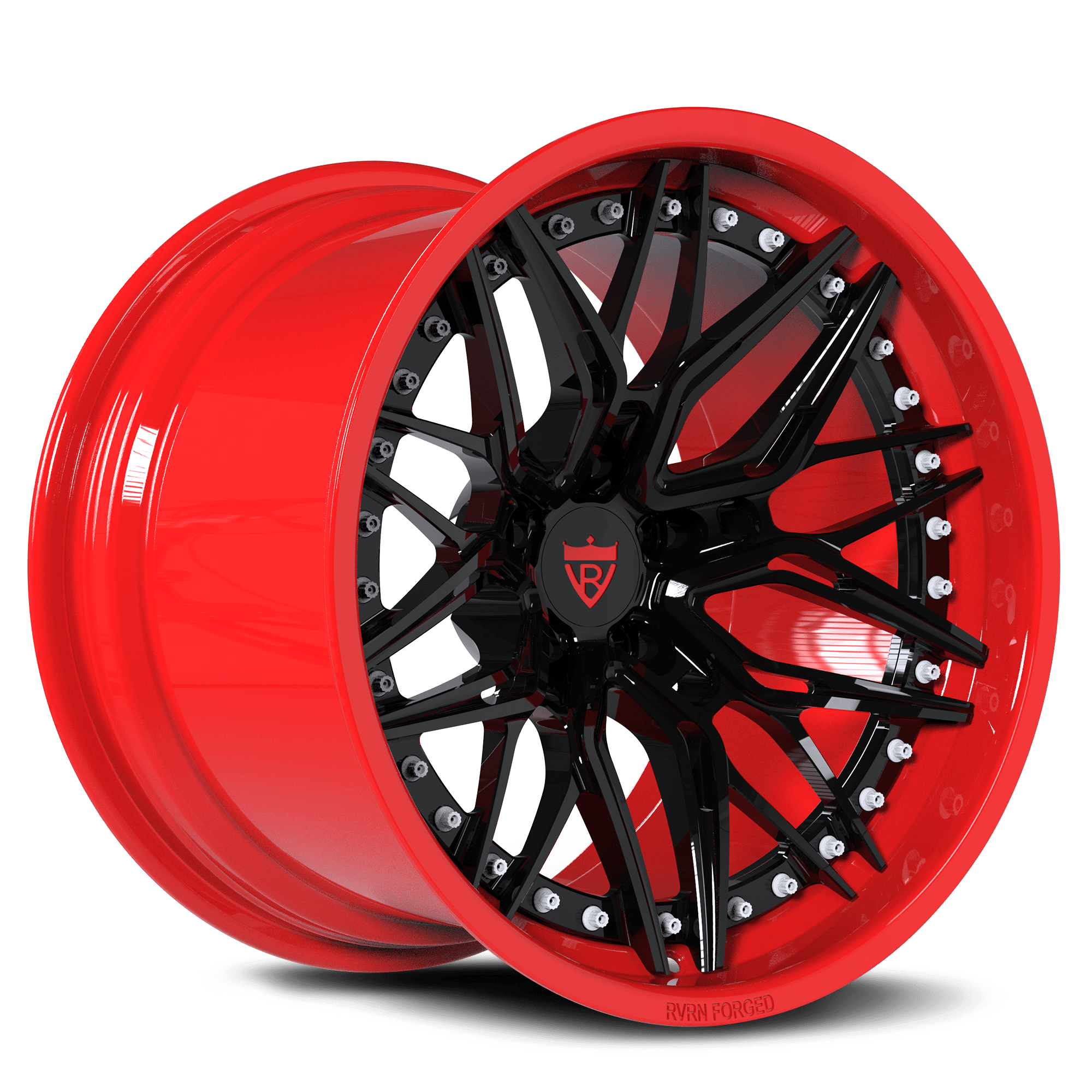 CUSTOM 2-PIECE FORGED CONCAVE DEEP DISH WHEELS SERIES: RV-C081 - RVRN WHEELS