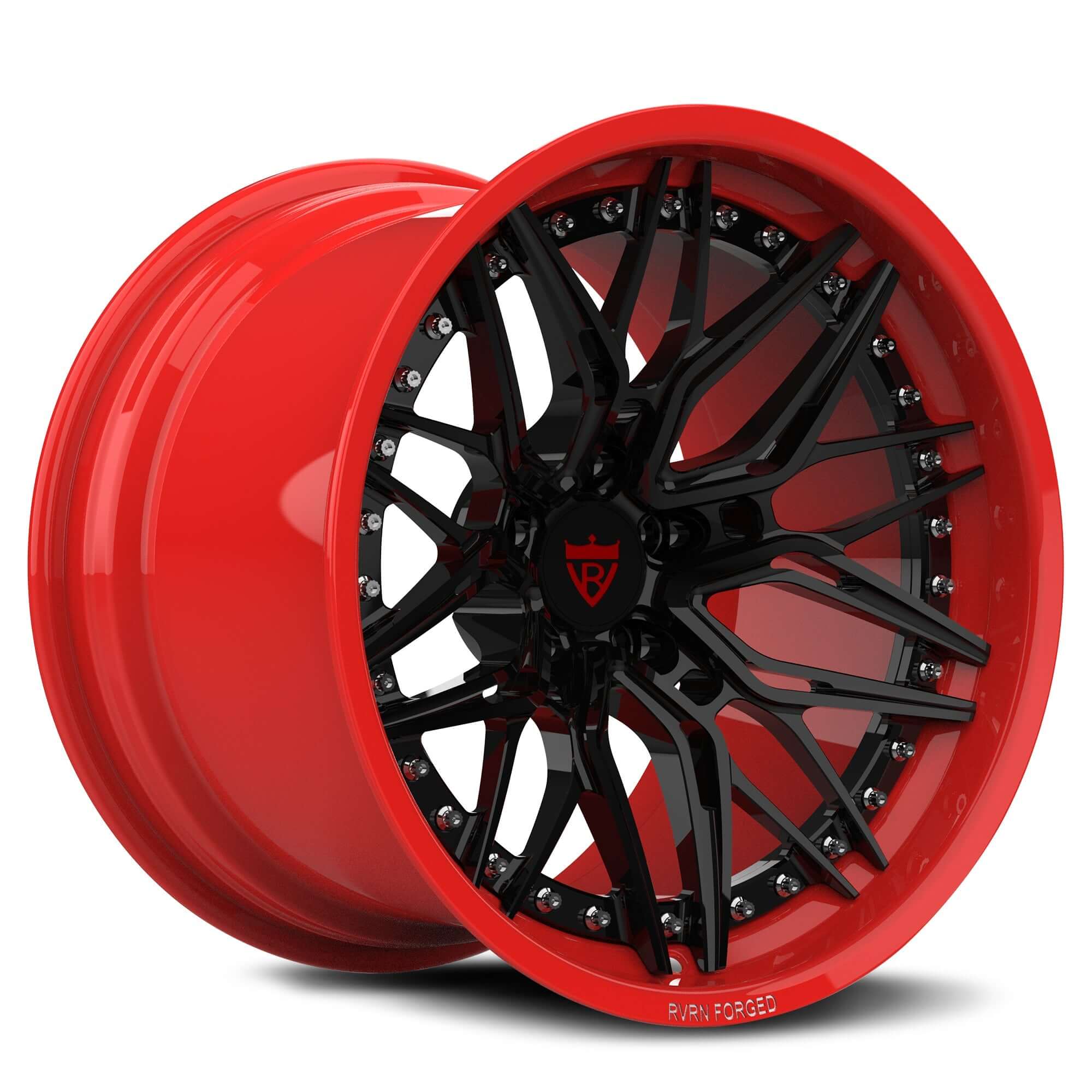 CUSTOM 2-PIECE FORGED CONCAVE DEEP DISH WHEELS SERIES: RV-C081 - RVRN WHEELS