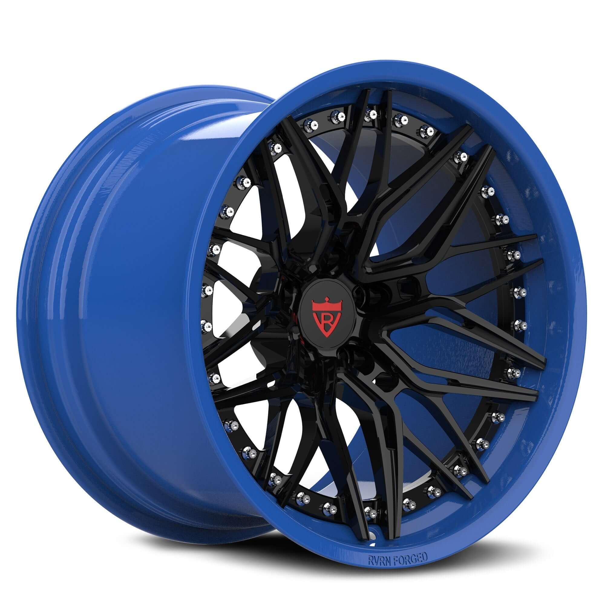 CUSTOM 2-PIECE FORGED CONCAVE DEEP DISH WHEELS SERIES: RV-C081 - RVRN WHEELS
