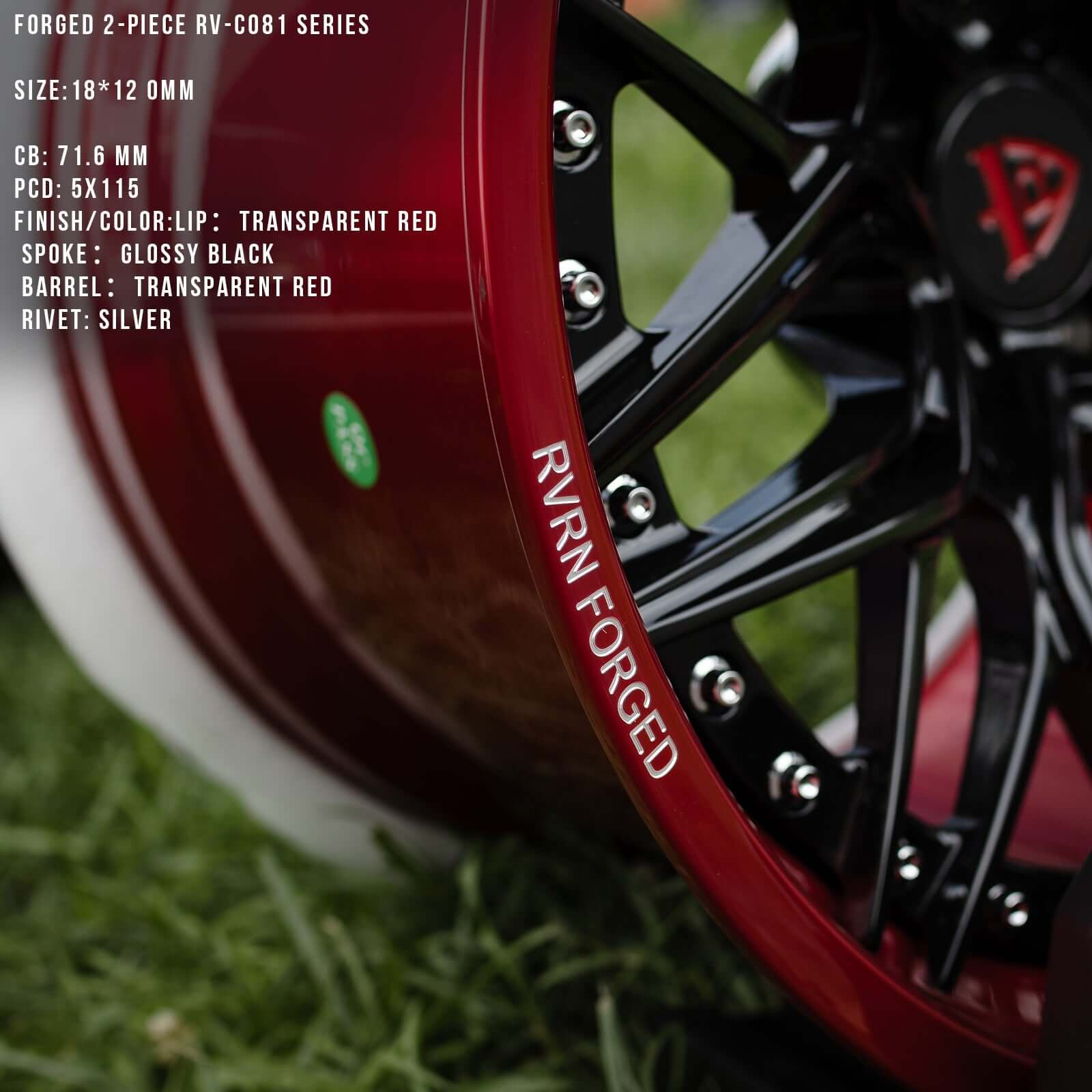 CUSTOM 2-PIECE FORGED CONCAVE DEEP DISH WHEELS SERIES: RV-C081 - RVRN WHEELS