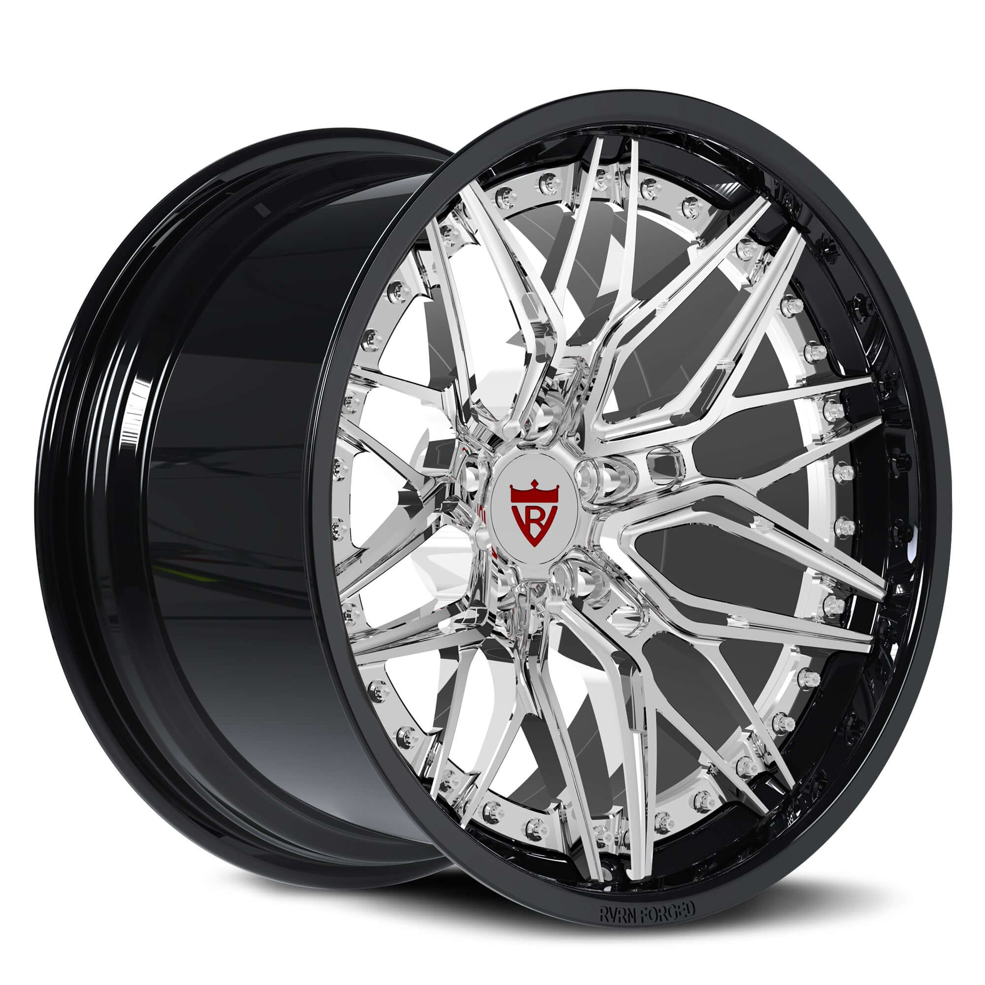 CUSTOM 2-PIECE FORGED CONCAVE DEEP DISH WHEELS SERIES: RV-C081 - RVRN WHEELS