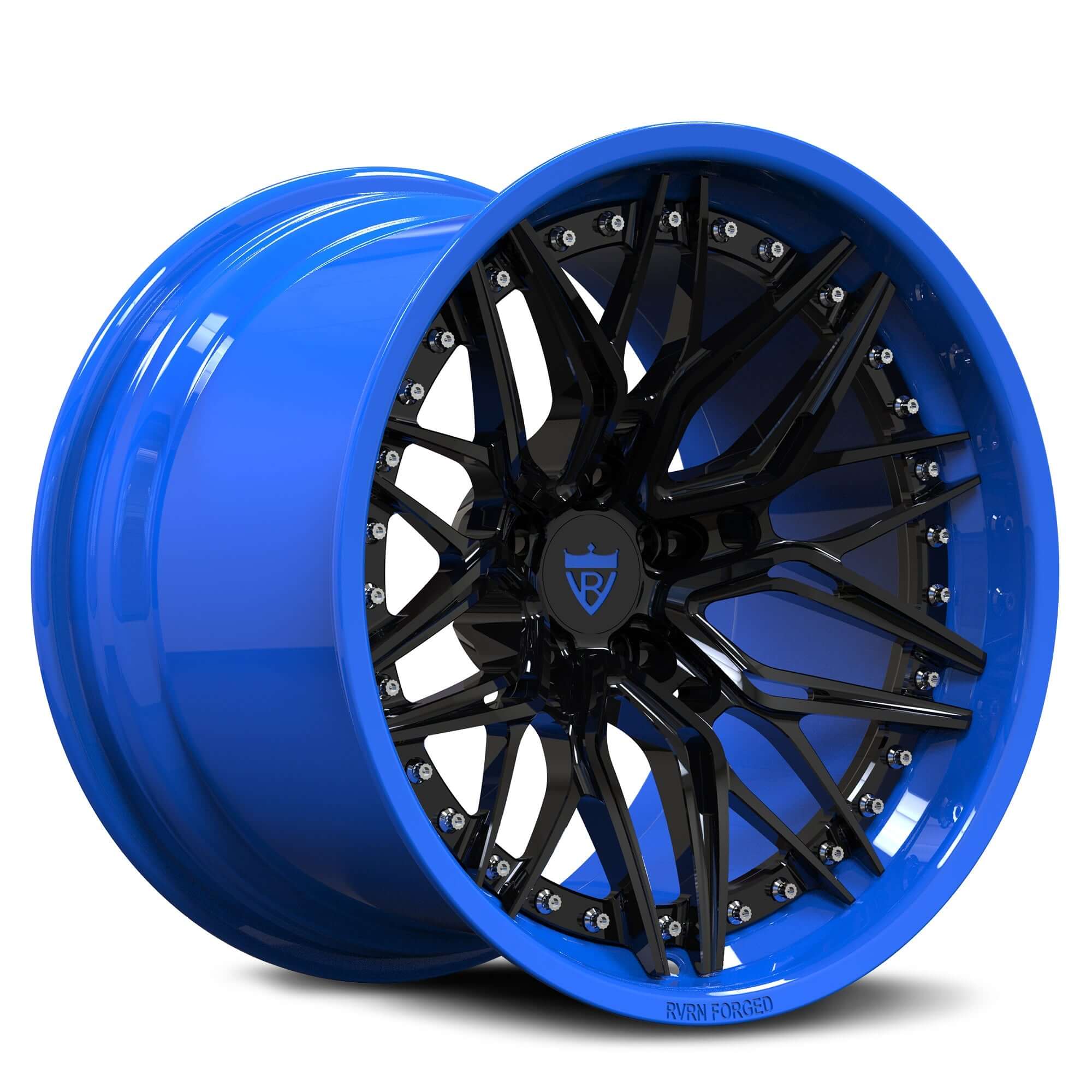 CUSTOM 2-PIECE FORGED CONCAVE DEEP DISH WHEELS SERIES: RV-C081 - RVRN WHEELS