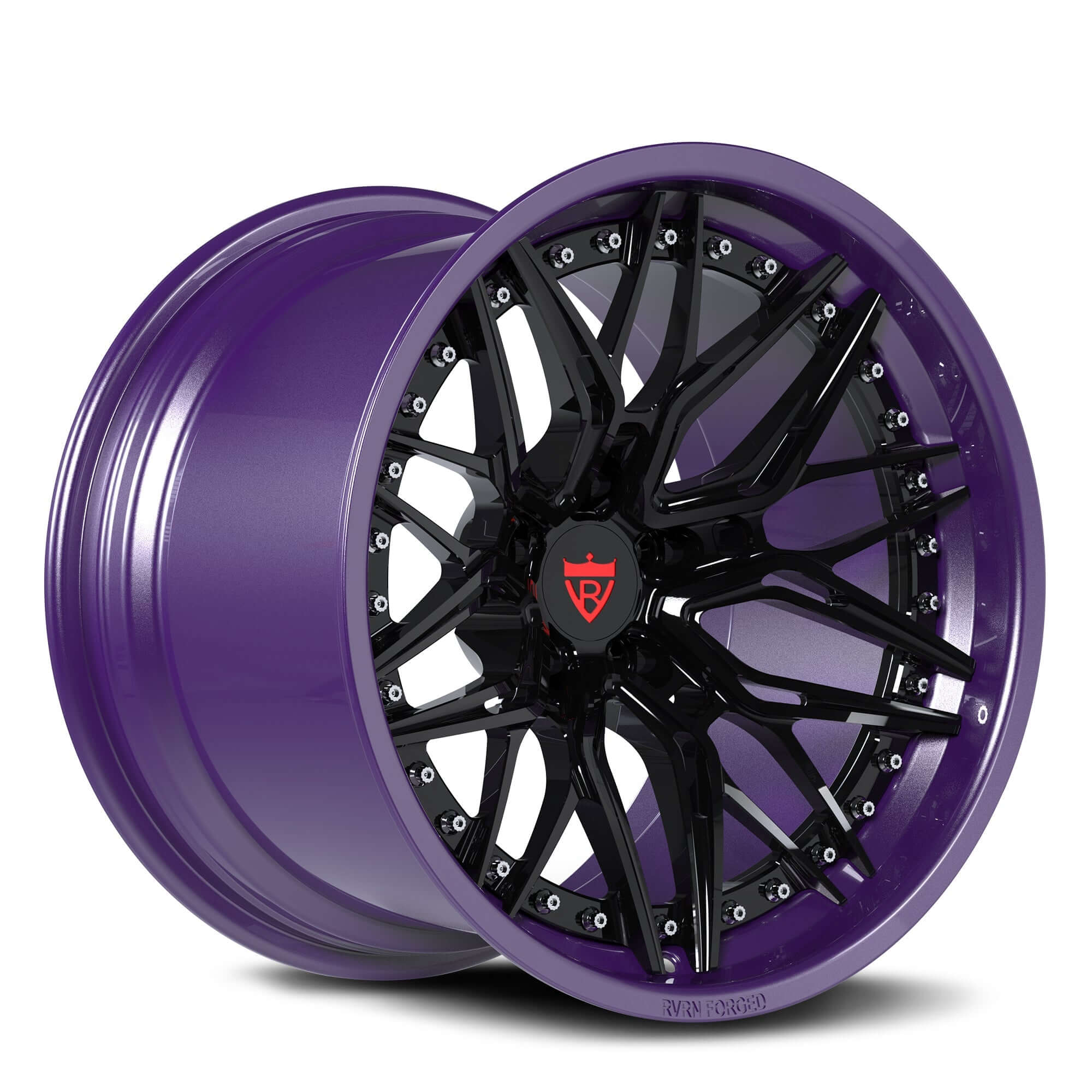 CUSTOM 2-PIECE FORGED CONCAVE DEEP DISH WHEELS SERIES: RV-C081 - RVRN WHEELS