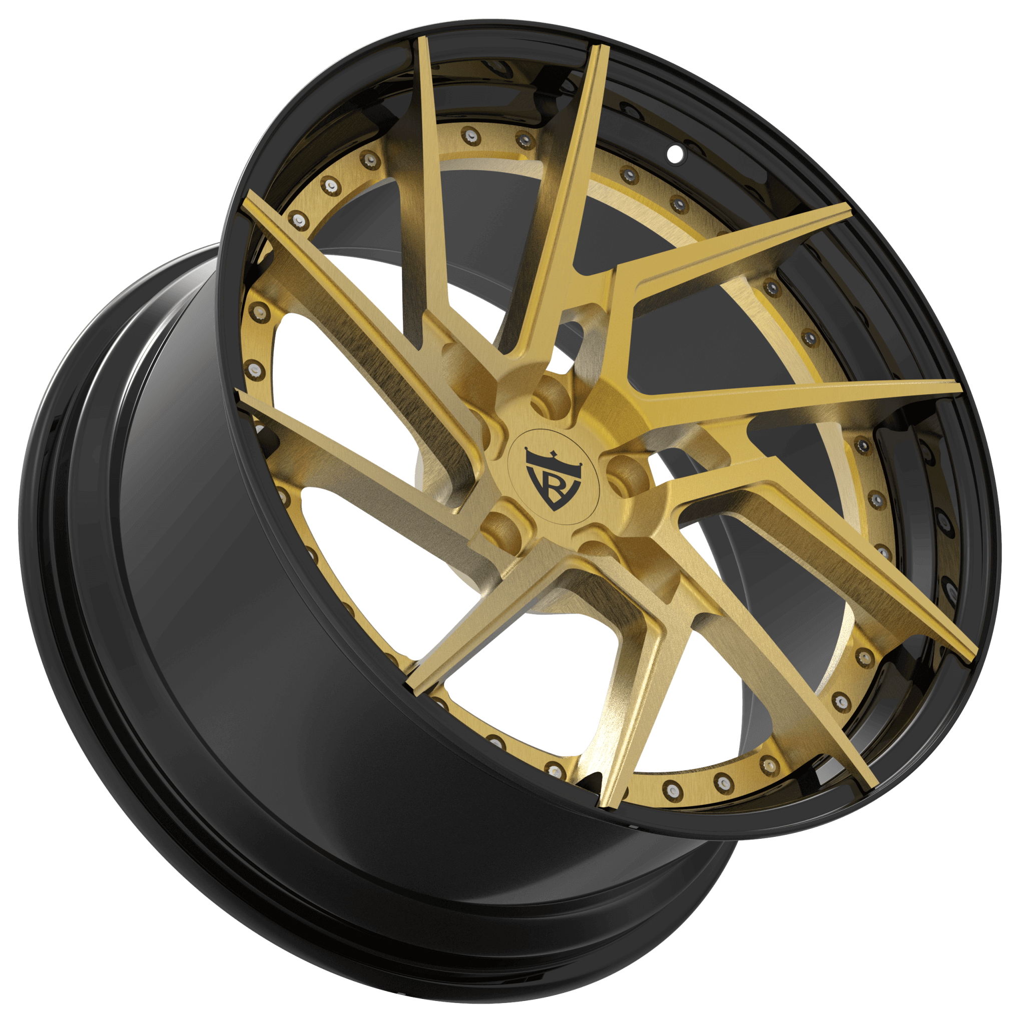 CUSTOM 2 PIECE FORGED CONCAVE WHEELS SERIES : RV-DF014C - RVRN WHEELS