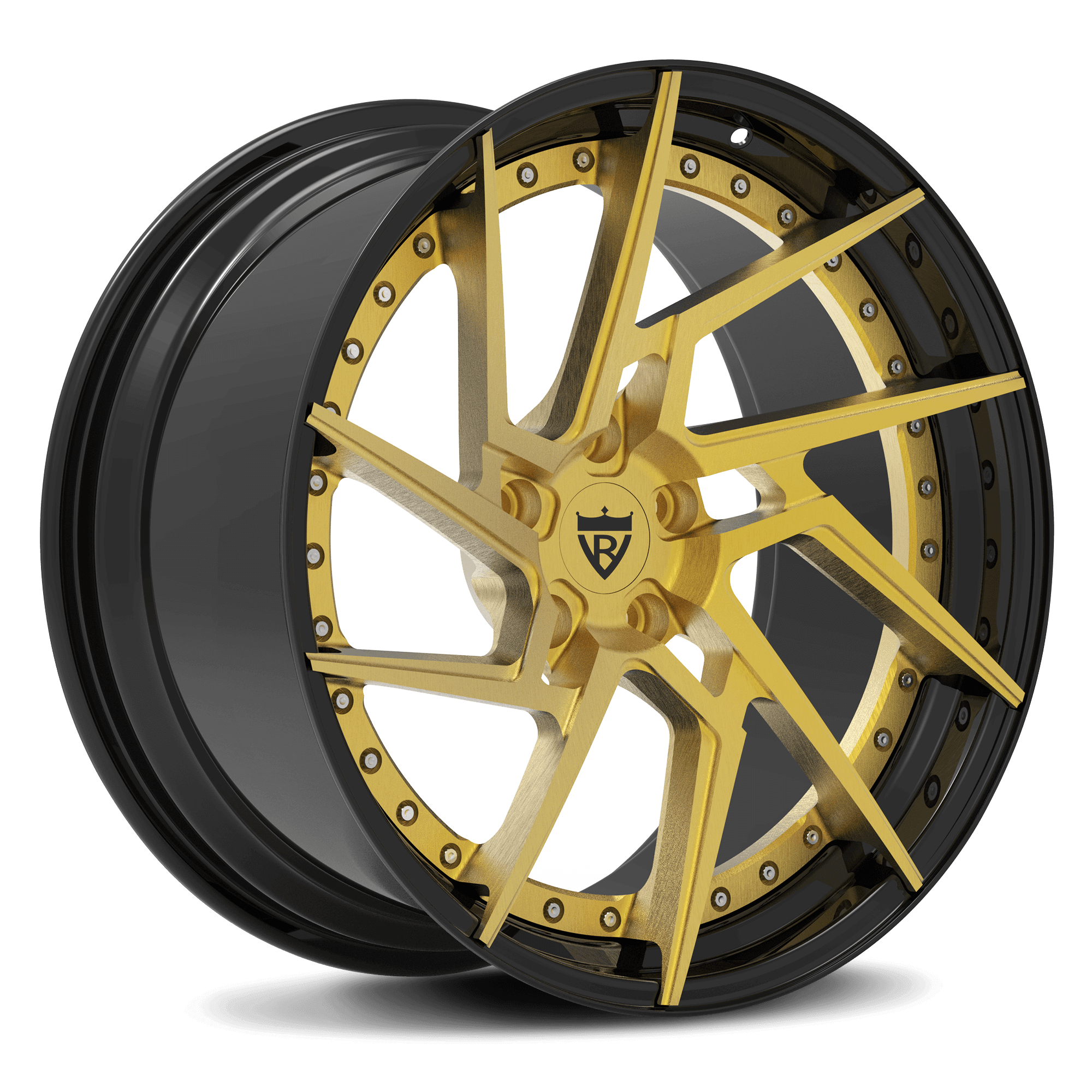 CUSTOM 2 PIECE FORGED CONCAVE WHEELS SERIES : RV-DF014C - RVRN WHEELS