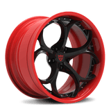 Alfa Romeo Custom Aftermarket Wheels: RVRN Forged 2pc RV-DS016  Red and Black rims for Alfa