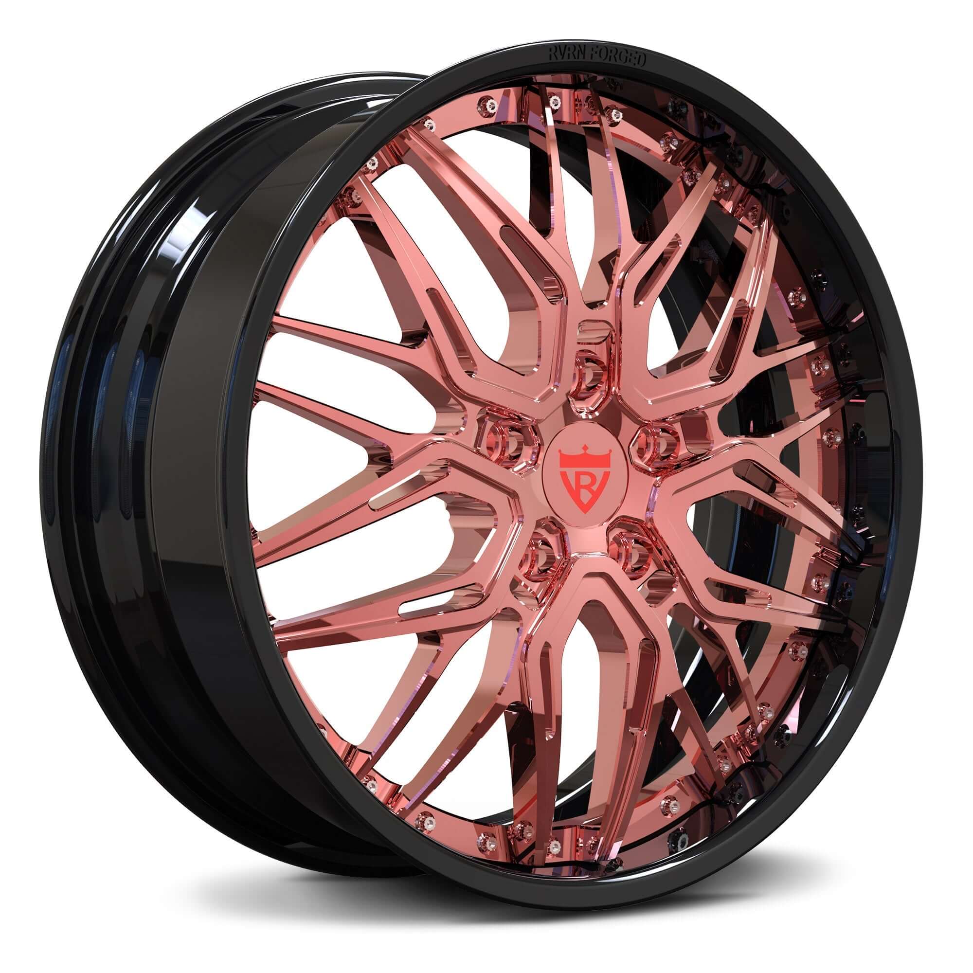 CUSTOM 2 PIECE FORGED POLISH WHEELS SERIES: RV-T081 - RVRN WHEELS