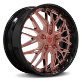 CUSTOM 2 PIECE FORGED ROSE GOLD Jeep Grand Cherokee Deep Dish WHEELS: RV-T081 - RVRN WHEELS