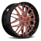 CUSTOM 2 PIECE FORGED ROSE GOLD Jeep Grand Cherokee Deep Dish WHEELS: RV-T081 - RVRN WHEELS