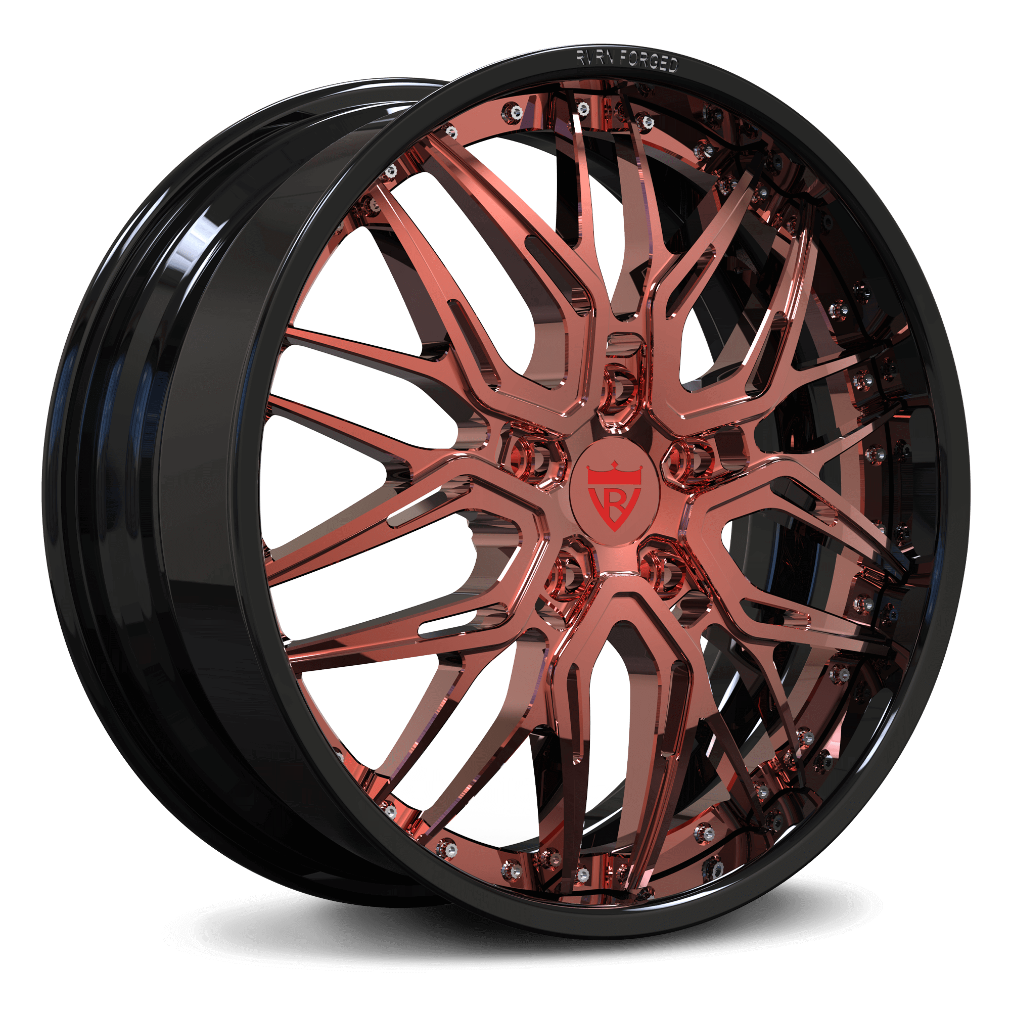 CUSTOM 2 PIECE FORGED ROSE GOLD Jeep Grand Cherokee Deep Dish WHEELS: RV-T081 - RVRN WHEELS