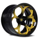 Custom Aftermarket rims for Corvette C1-C8-Forged 2pc deep dish wheels RV-DS016-Custom Per Order-RVRN Forged