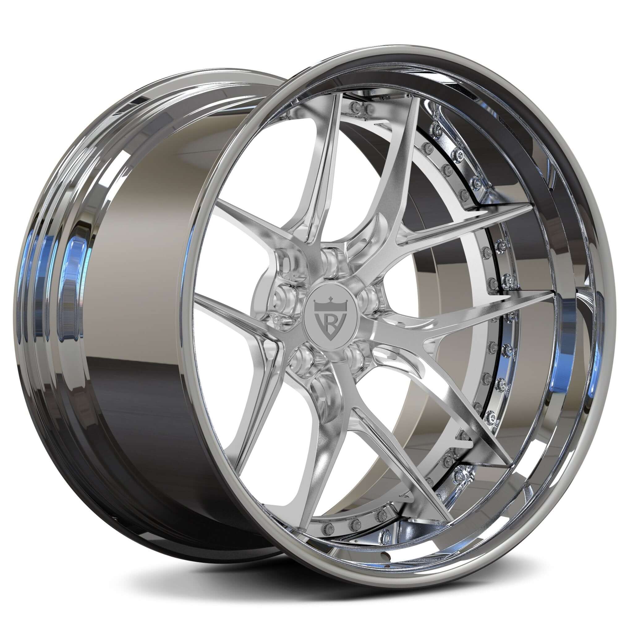 CUSTOM 2-PIECE FULLY FORGED CONCAVE WHEELS: RV-DR08D - RVRN WHEELS