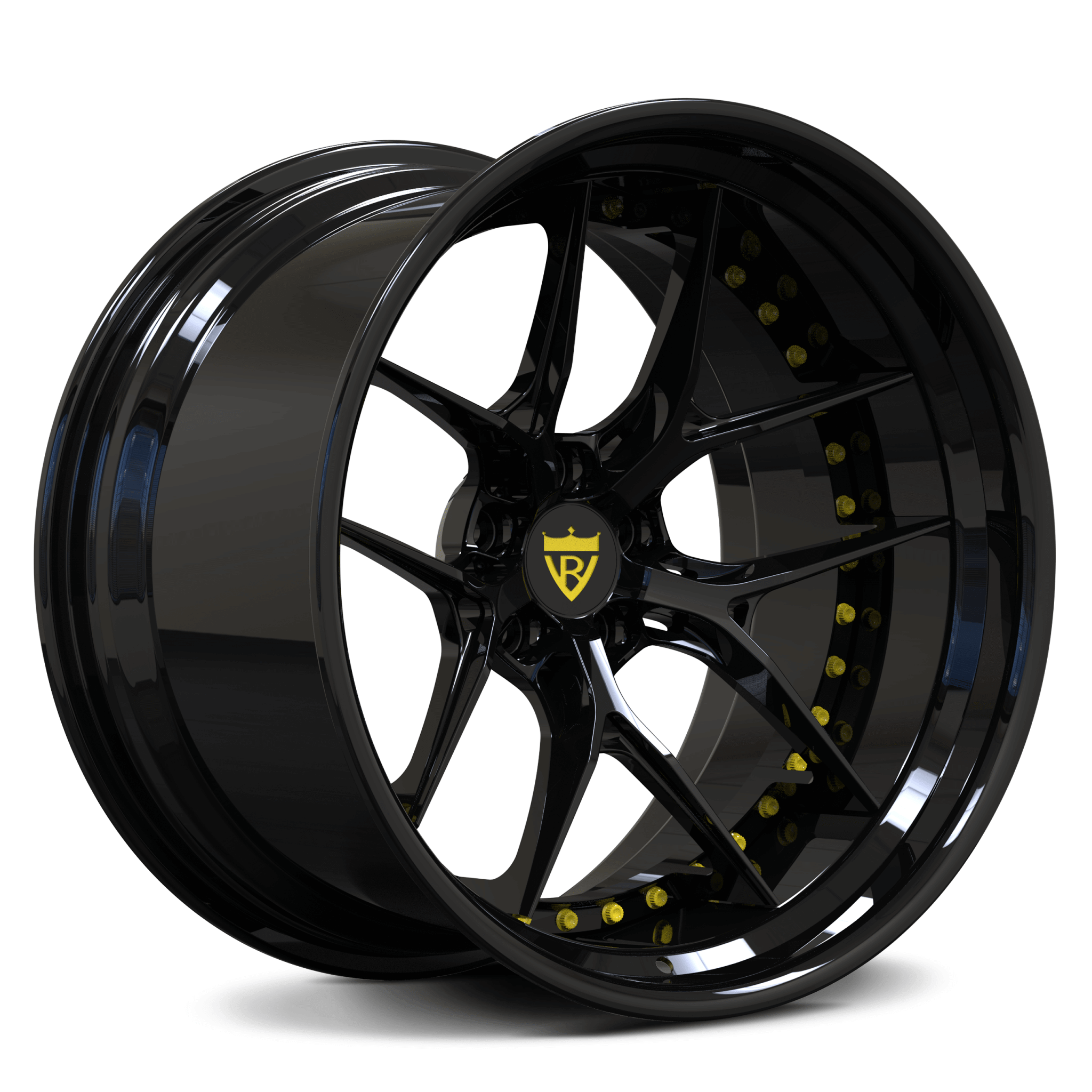 CUSTOM 2-PIECE FULLY FORGED CONCAVE WHEELS: RV-DR08D - RVRN WHEELS