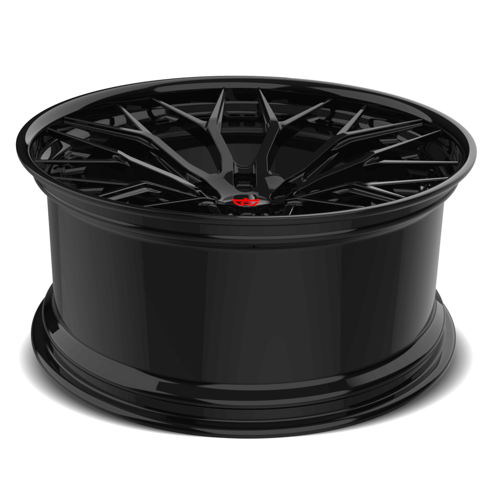 Rims for Audi- Custom Forged 2pc Aftermarket Black Wheels