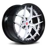 White and black rims, RV-DR08 Forged Wheels for a Stylish Camaro ZL1 Look