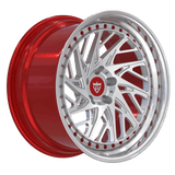 RVRN 3-piece wheels, custom-designed for high-performance vehicles with a sleek and durable build like Corvette, BMW, Nissan, Porsche
