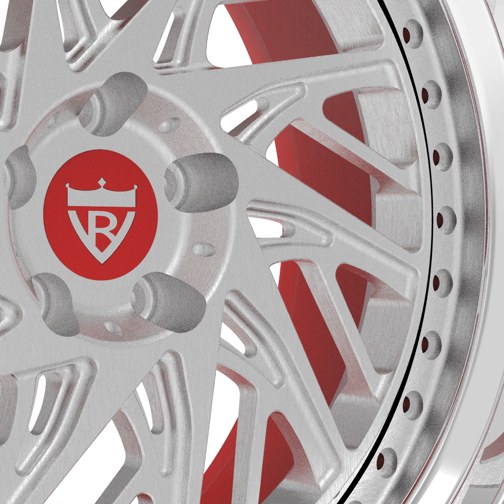 Forged step lip rims by RVRN Wheels, crafted for Corvette enthusiasts seeking a deep, bold look with superior strength.