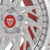 Forged step lip rims by RVRN Wheels, crafted for Corvette enthusiasts seeking a deep, bold look with superior strength.