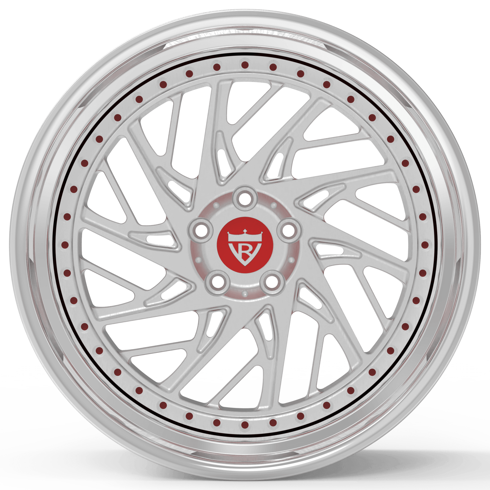 Custom 3-piece deep dish concave wheels for Honda, Nissan, Corvette etc-step lip forged rims with a big lip-RVRN Wheels-Custom Forged 3-Piece Wheels Series