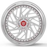 Custom 3-piece deep dish concave wheels for Honda, Nissan, Corvette etc-step lip forged rims with a big lip-RVRN Wheels-Custom Forged 3-Piece Wheels Series