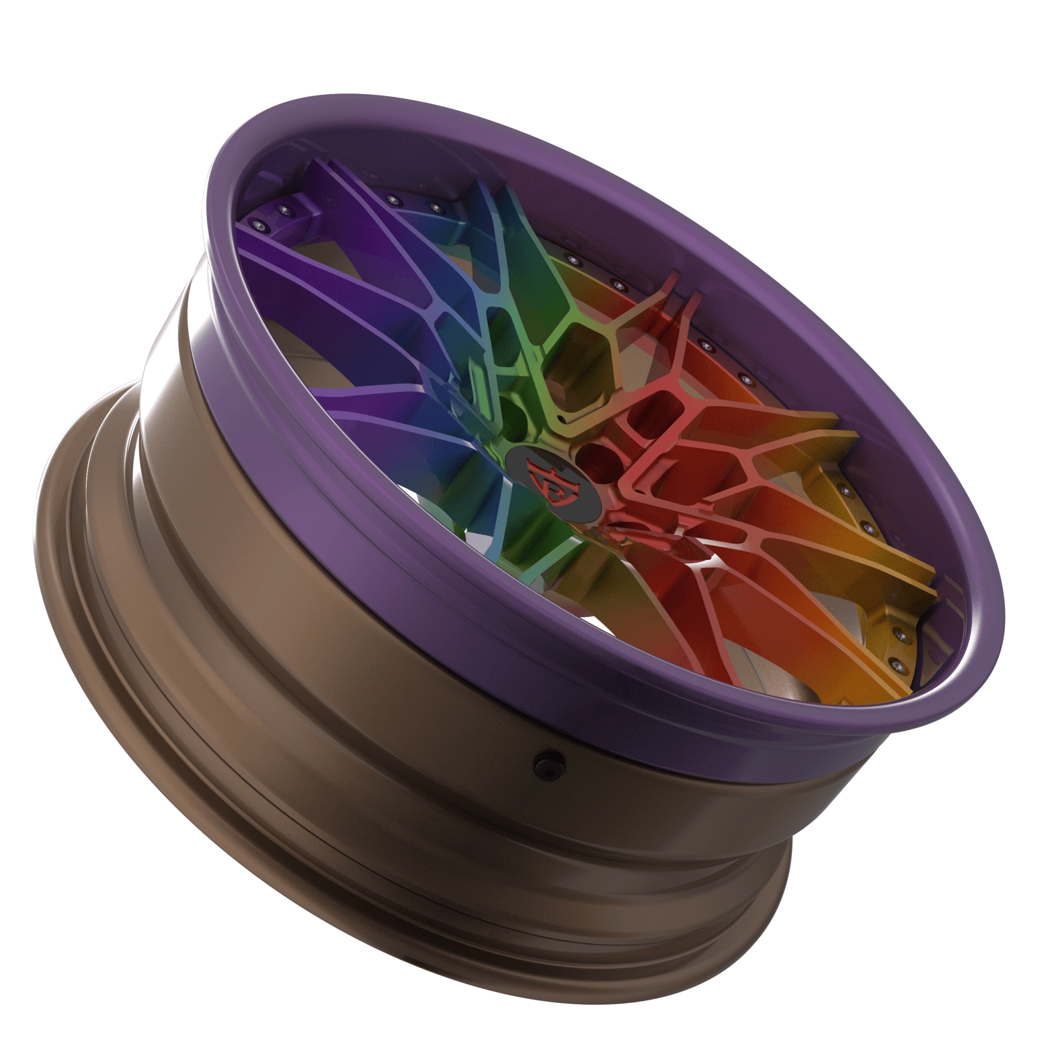 CUSTOM 3 PIECE FULLY FORGED WHEELS SERIES : RV-TB412 - RVRN WHEELS