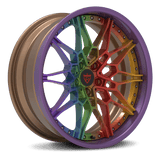 CUSTOM 3 PIECE FULLY FORGED WHEELS SERIES : RV-TB412 - RVRN WHEELS