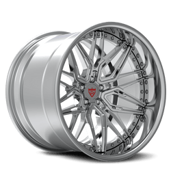 1937 CHEVY COUPE BUSINESS AFTERMARKET WHEELS-CUSTOM DEEP DISH CHROME FORGED 2PC RIMS-T081 SERIES RVRN FORGED
